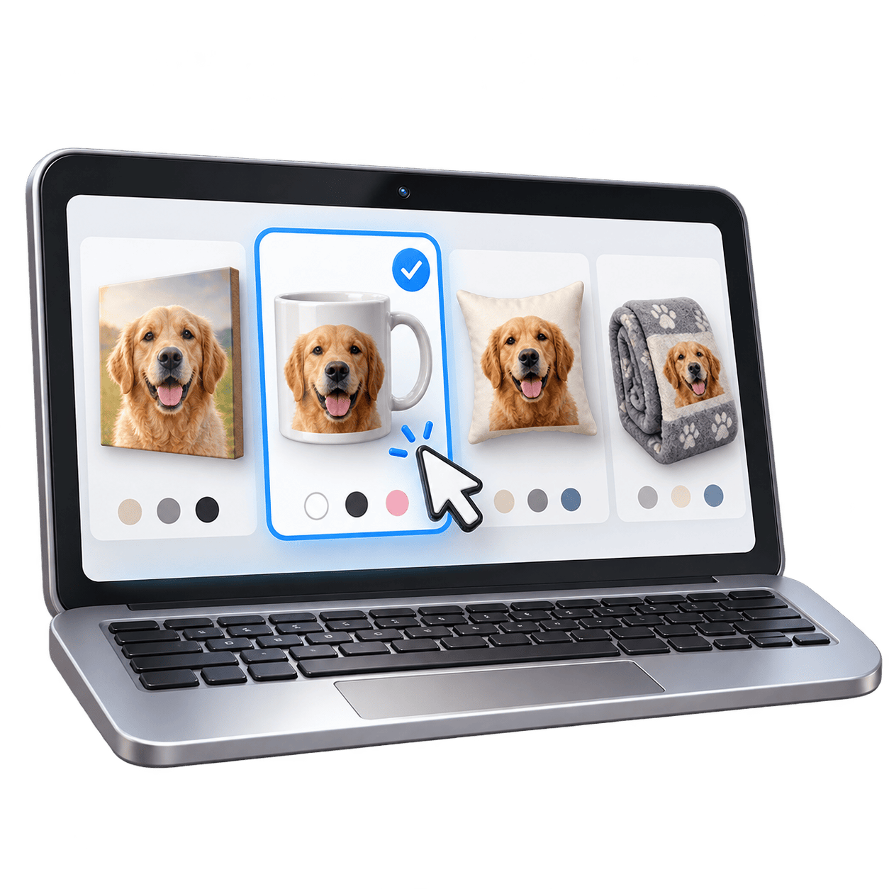 Choose your personalized pet product