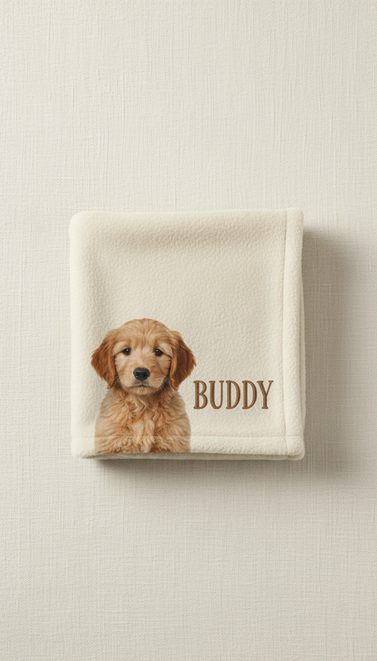 Personalized Pet Fleece Blanket