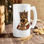 Frosted Glass Beer Mug